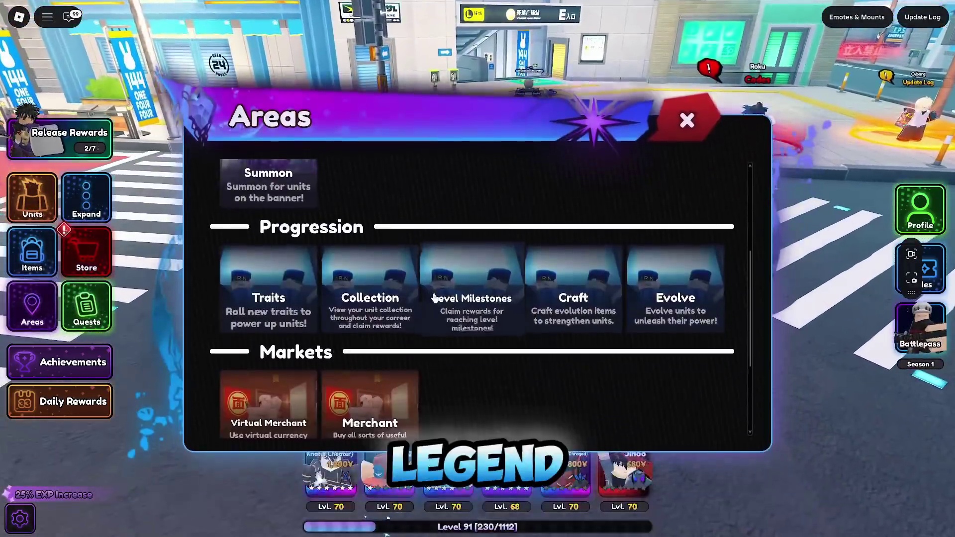 Farm Challenges or Legend Stages