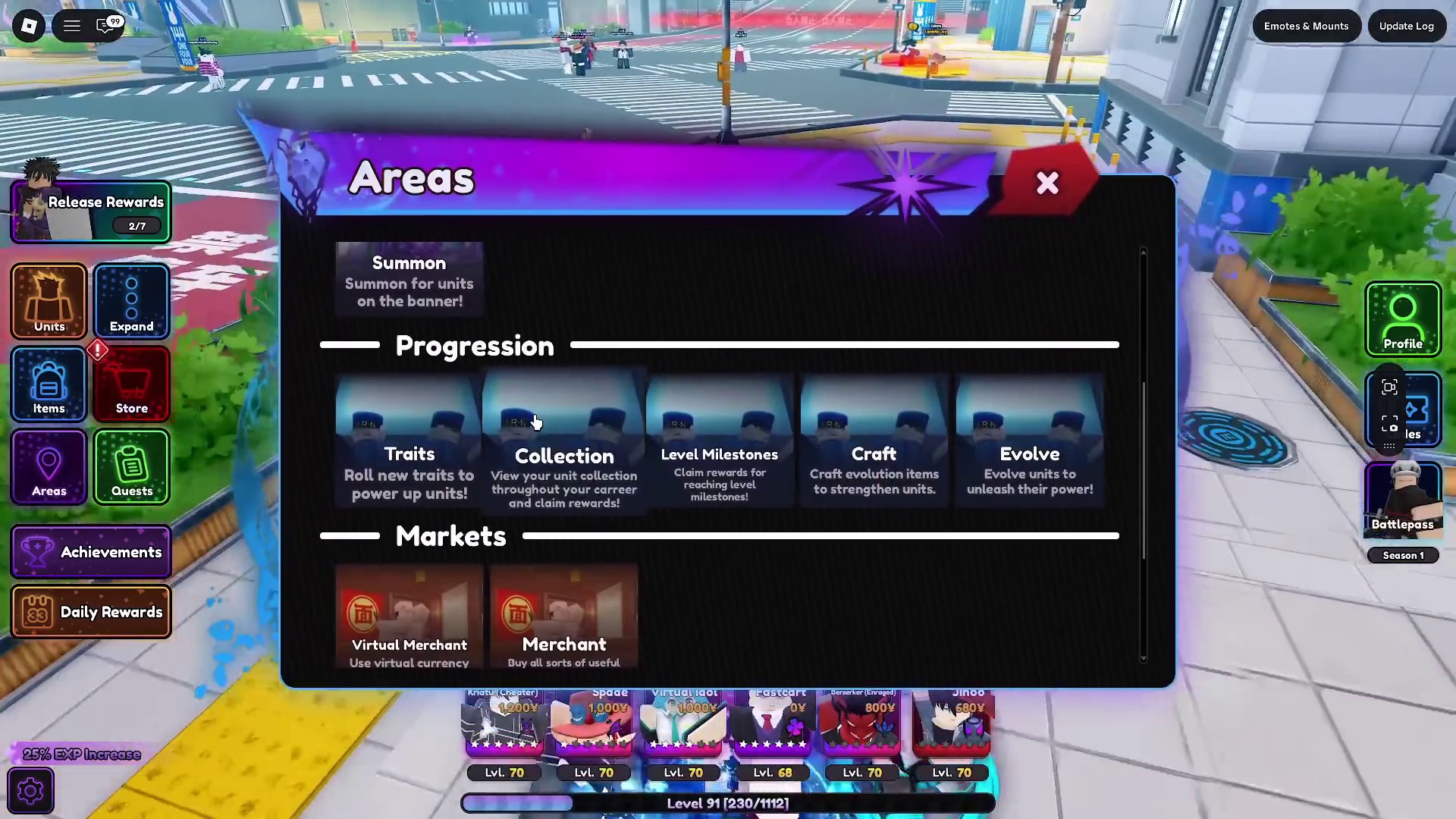 Acquire and Max Mythic Relics